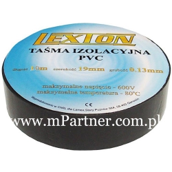 Taśma izolacyjna LEXTON PCV 19mm x 10m